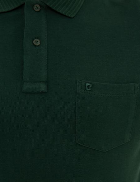 Koyu Yeşil Regular Fit Basic Polo Yaka T-Shirt - 50218586112