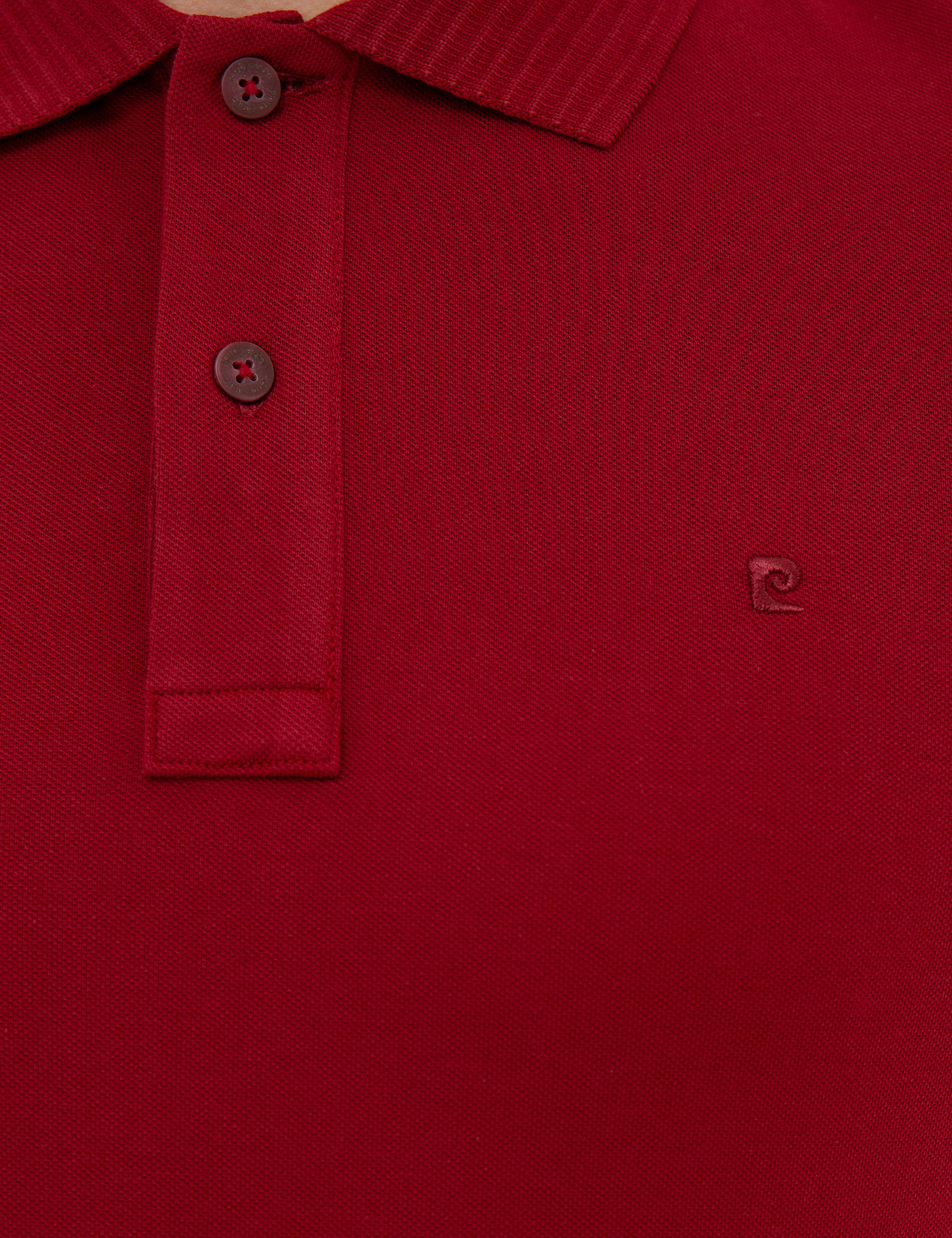 Bordo Slim Fit Basic Polo Yaka T-Shirt - Image 5