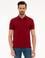Bordo Slim Fit Basic Polo Yaka T-Shirt