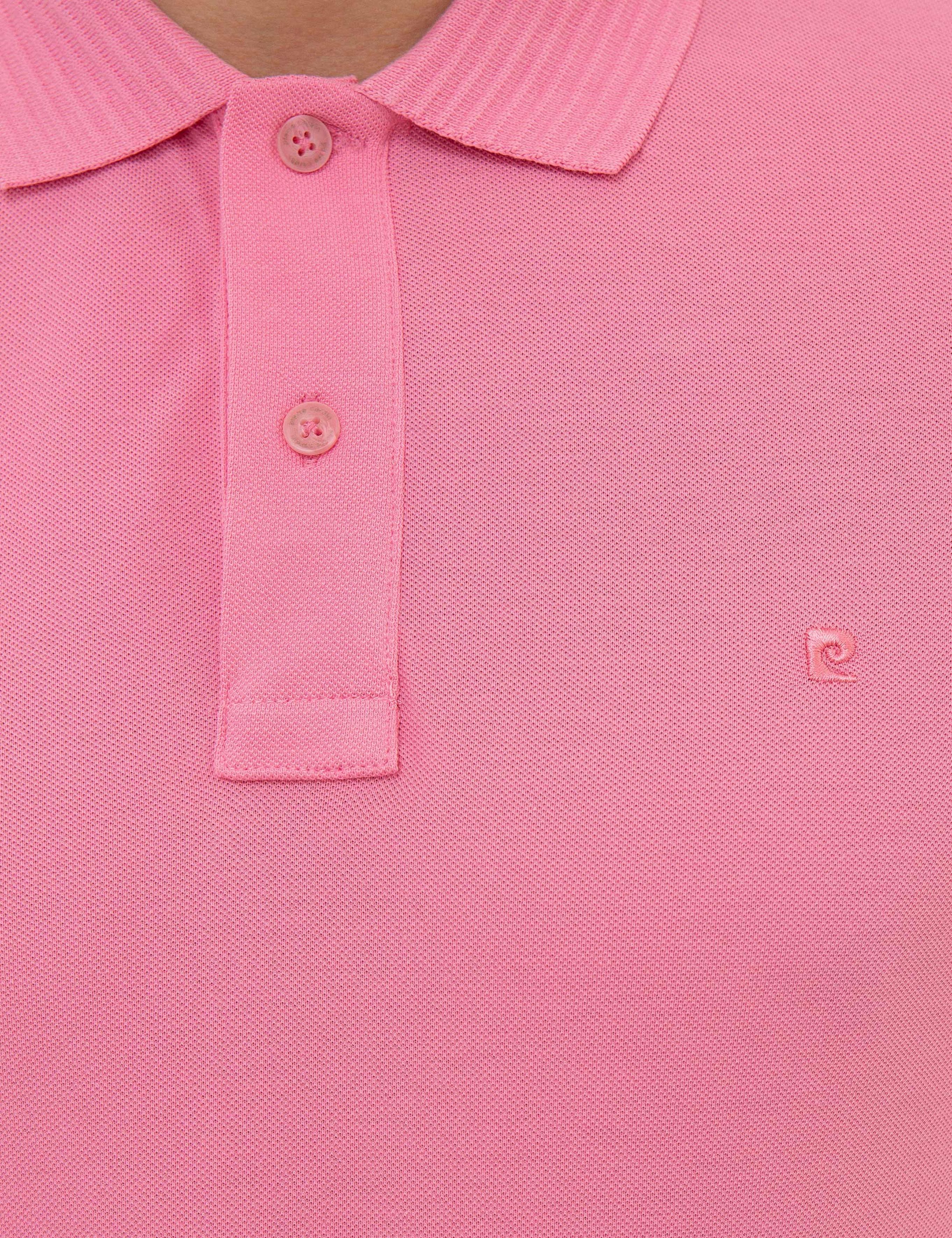 Pembe Slim Fit Polo Yaka Basic Tişört