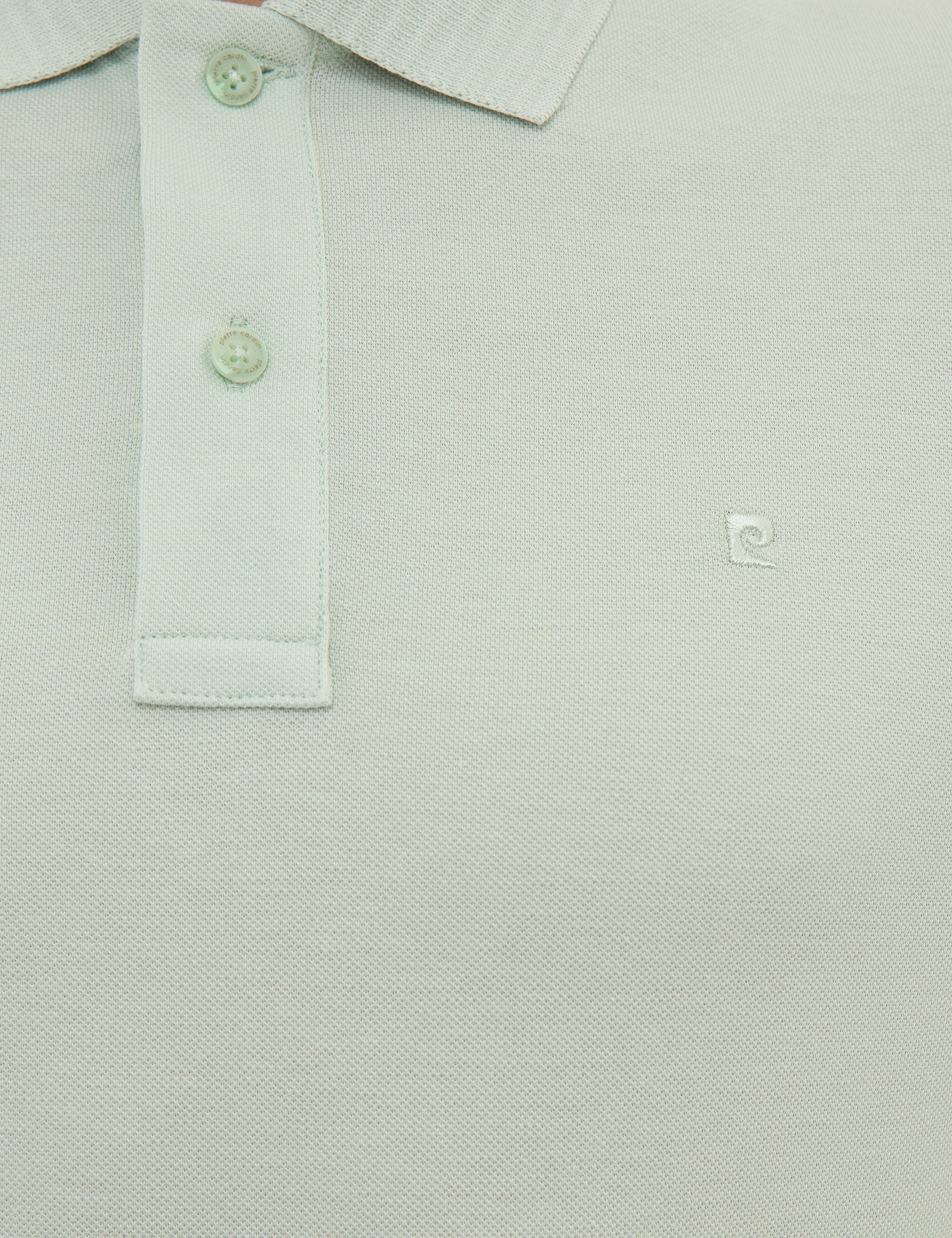 Mint Slim Fit Polo Yaka Basic Tişört - Image 5