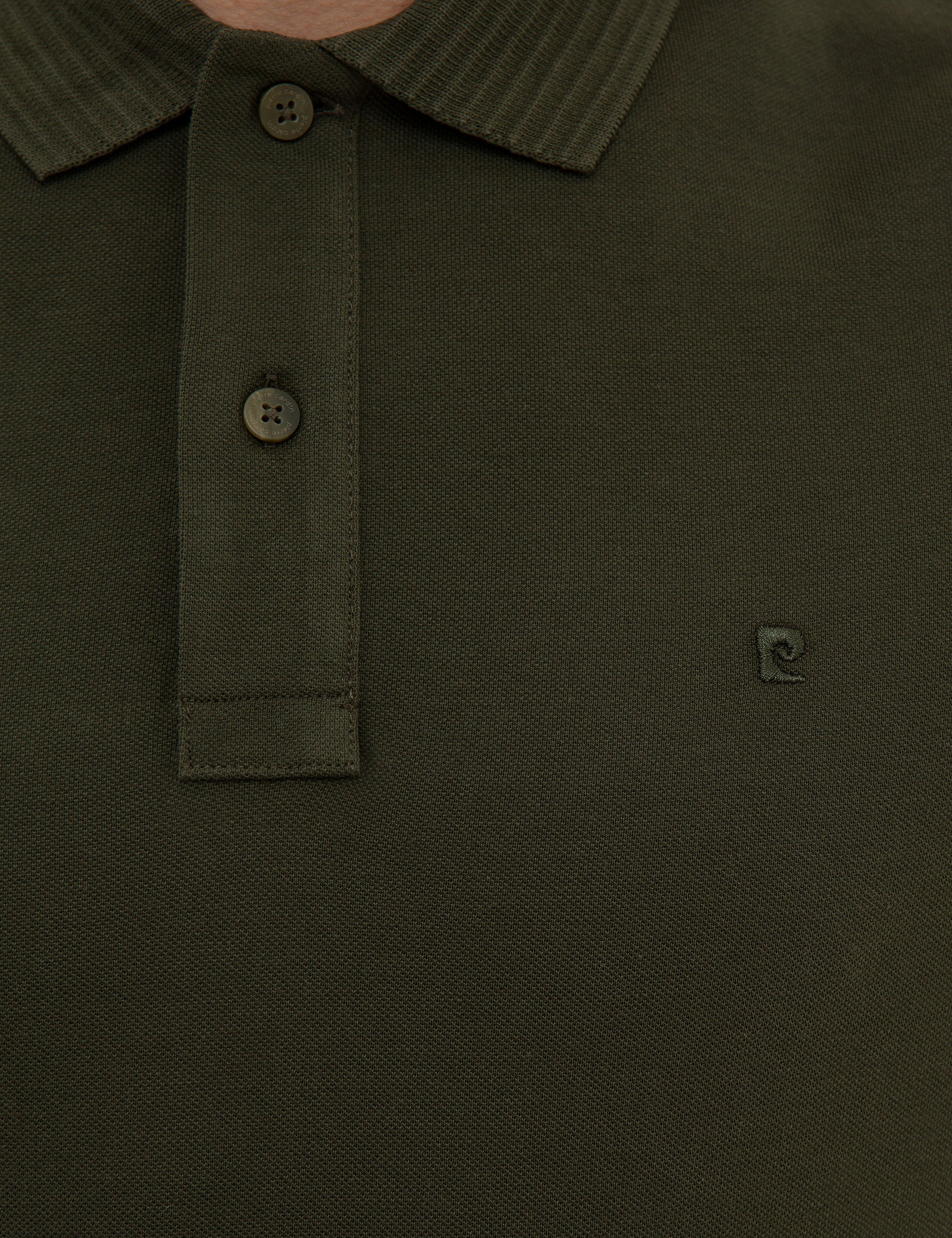 Açık Haki Slim Fit Polo Yaka Basic T-Shirt
