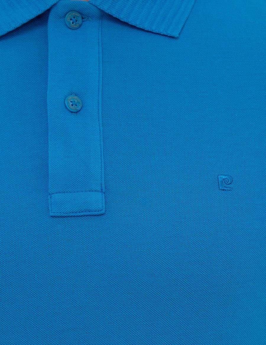 Kobalt Mavi Slim Fit Basic T-Shirt