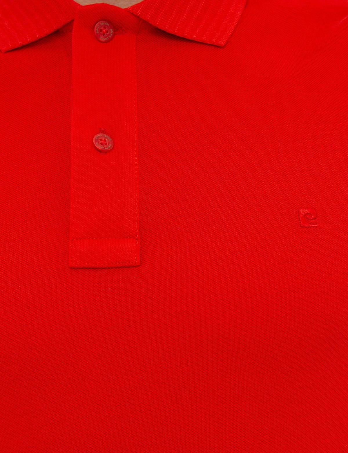 Kırmızı Slim Fit Polo Yaka Basic Tişört - 50218589110