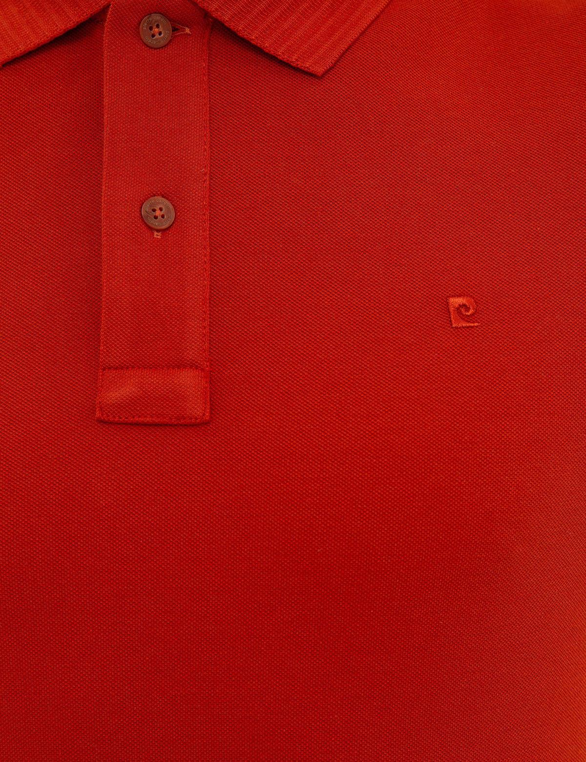 Kırmızı Slim Fit Polo Yaka Basic Tişört - 50218589106