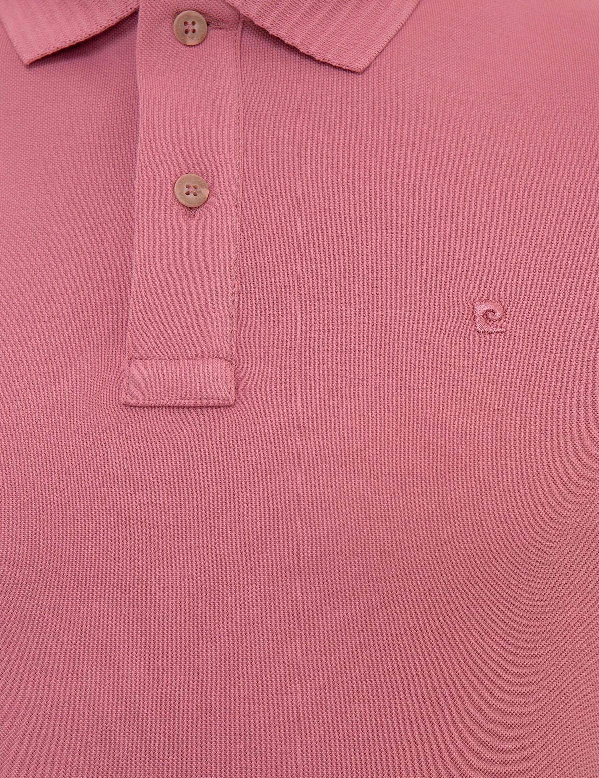 Gül Kurusu Slim Fit Polo Yaka Basic Tişört - 50218589208