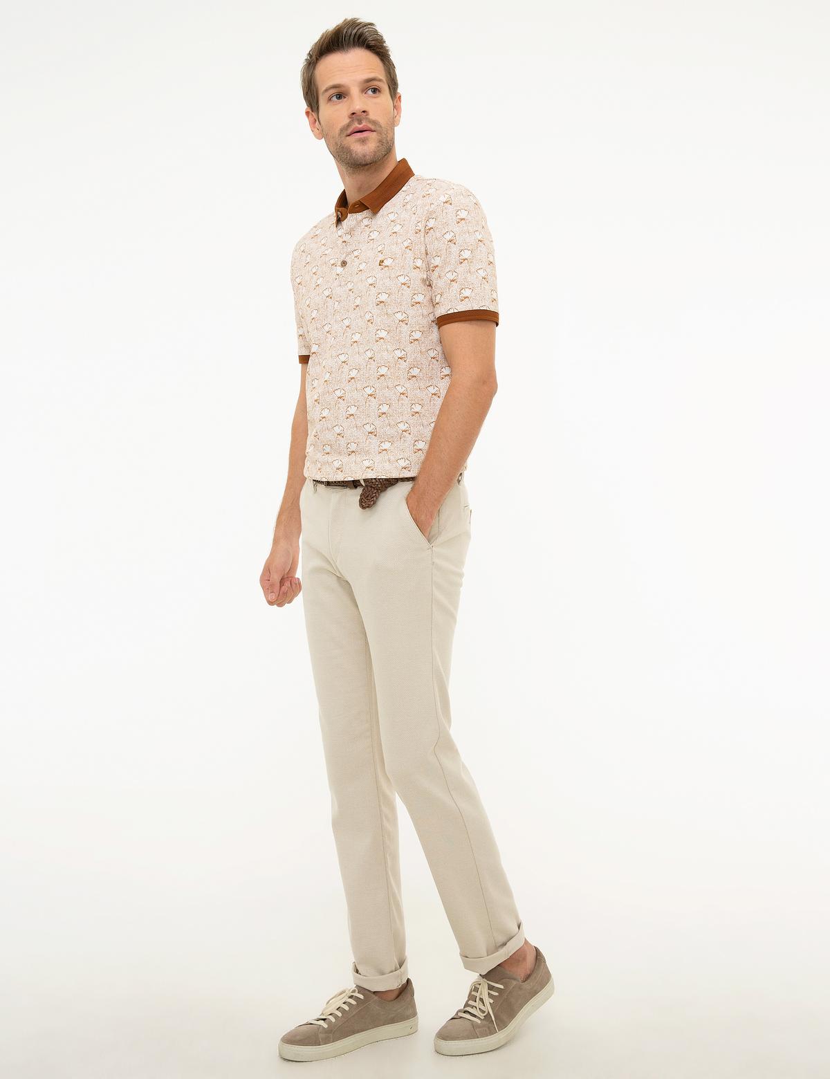 Bej Regular Fit Kanvas Pantolon - 50219035029