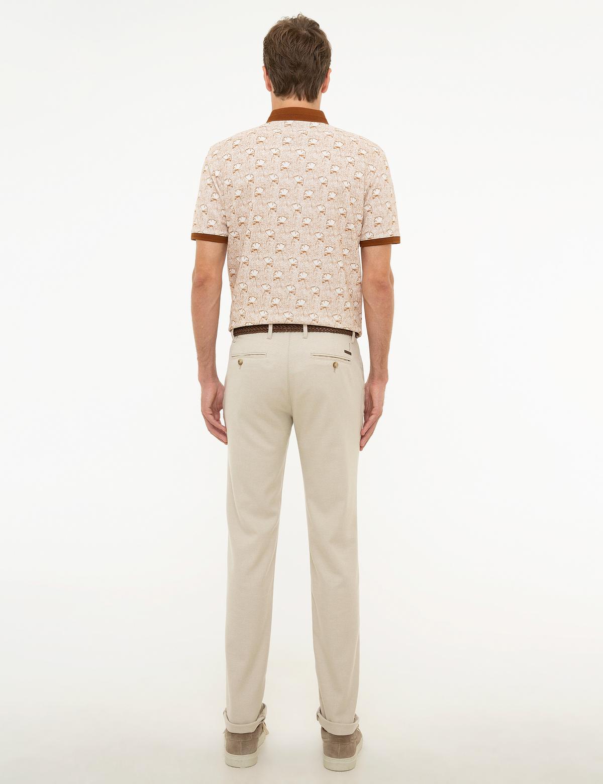 Bej Regular Fit Kanvas Pantolon - 50219035029