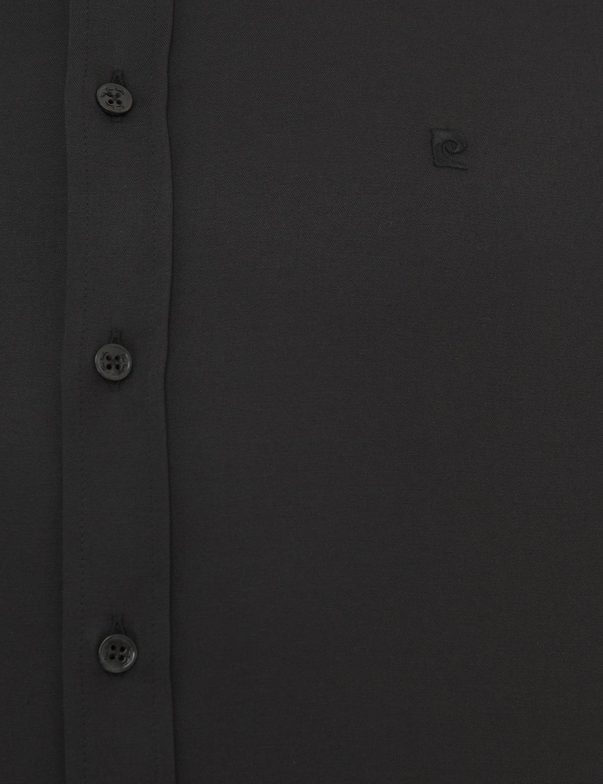 Siyah Slim Fit Armürlü Gömlek - 50219274030