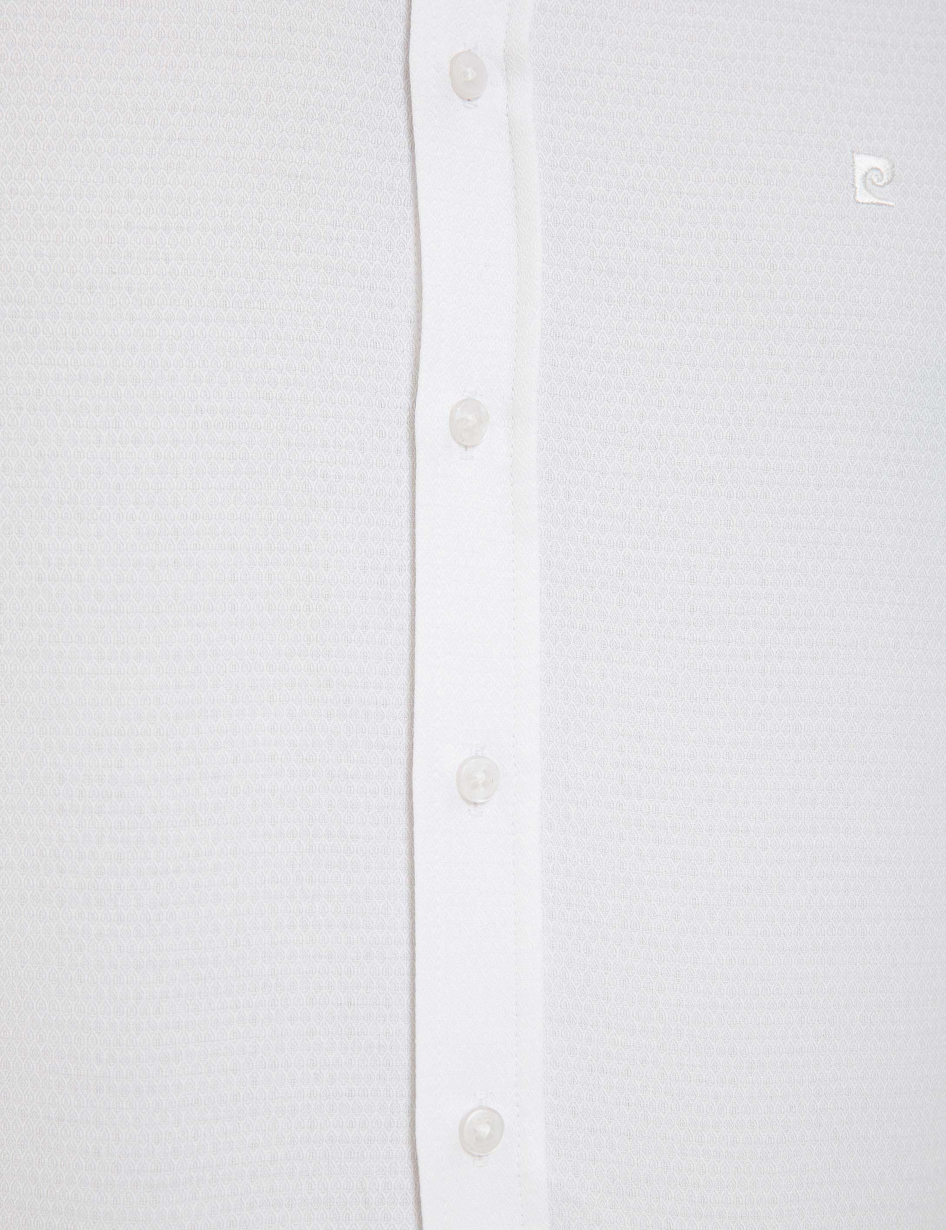 Beyaz Slim Fit Uzun Kollu Gömlek - Image 6
