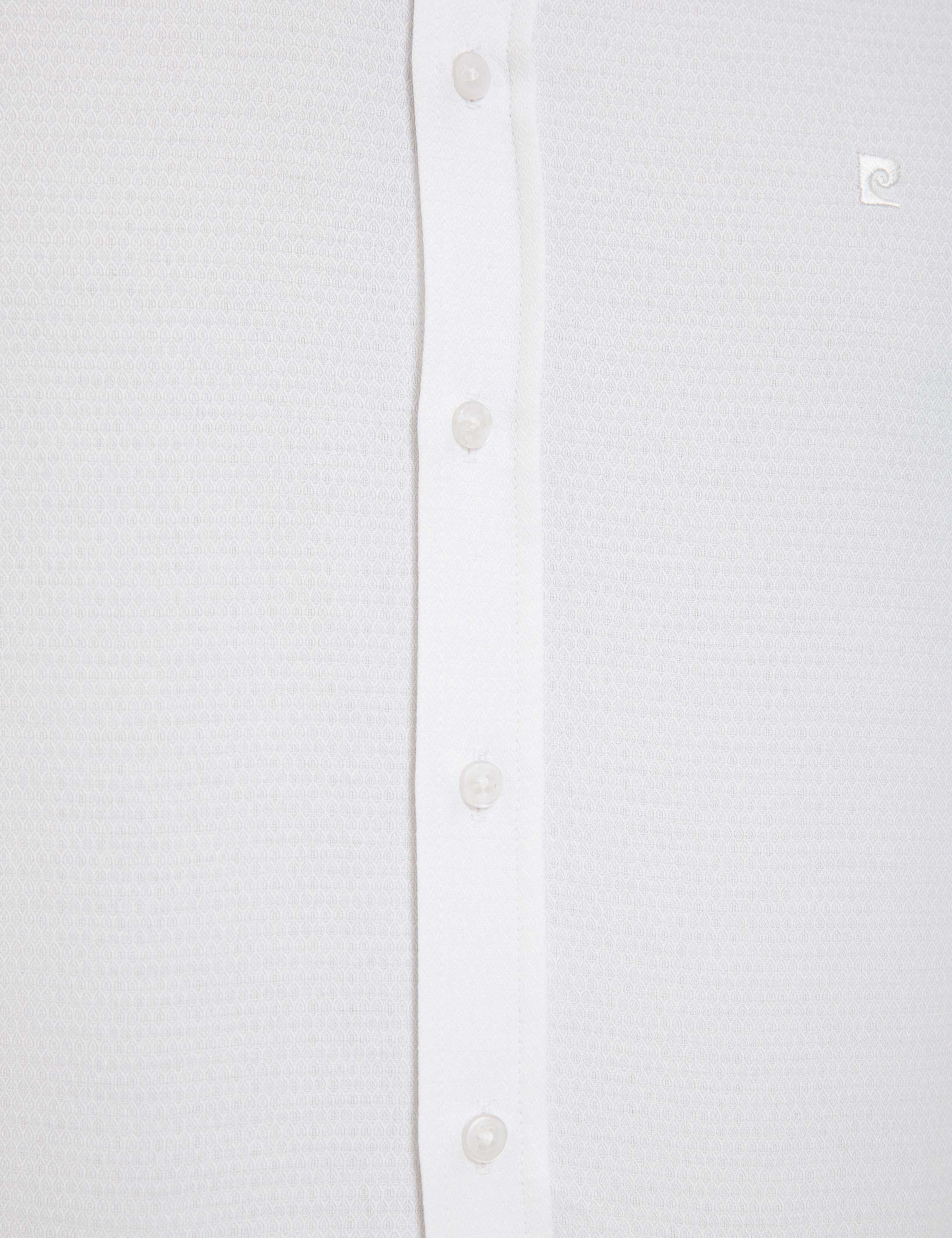 Beyaz Slim Fit Uzun Kollu Gömlek