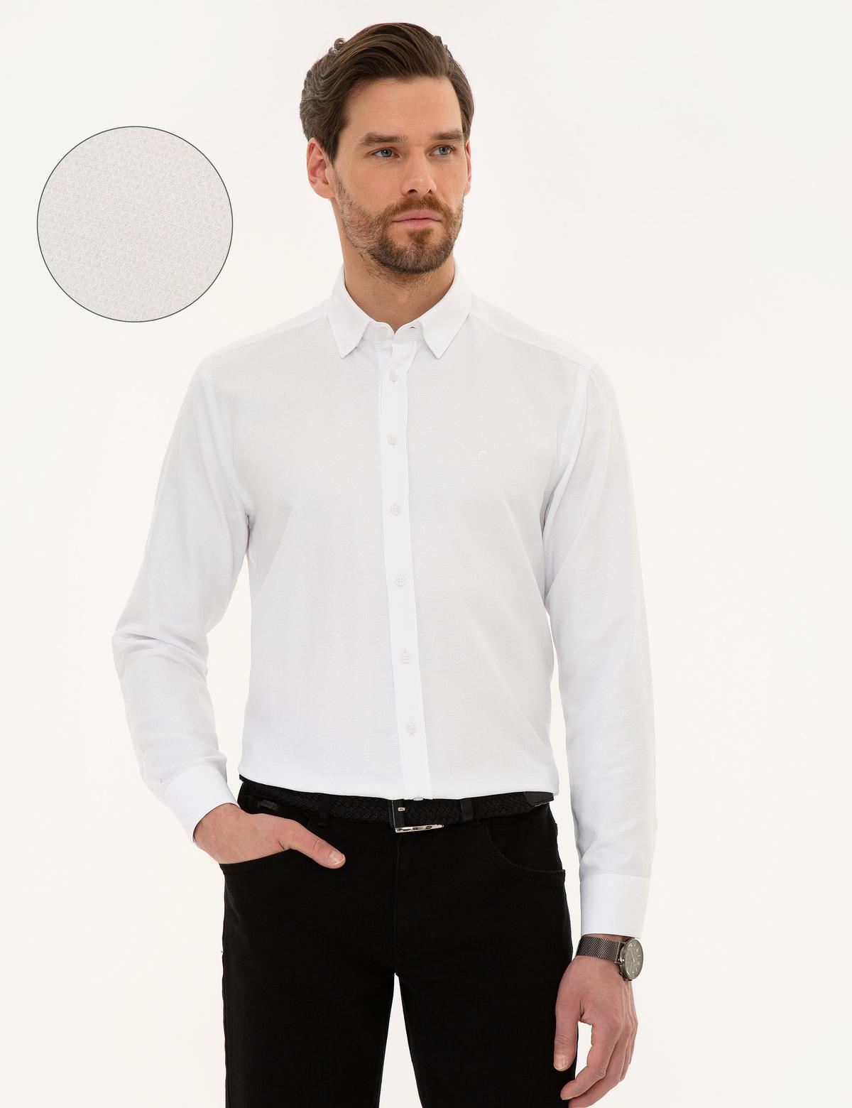 Beyaz Regular Fit Gömlek