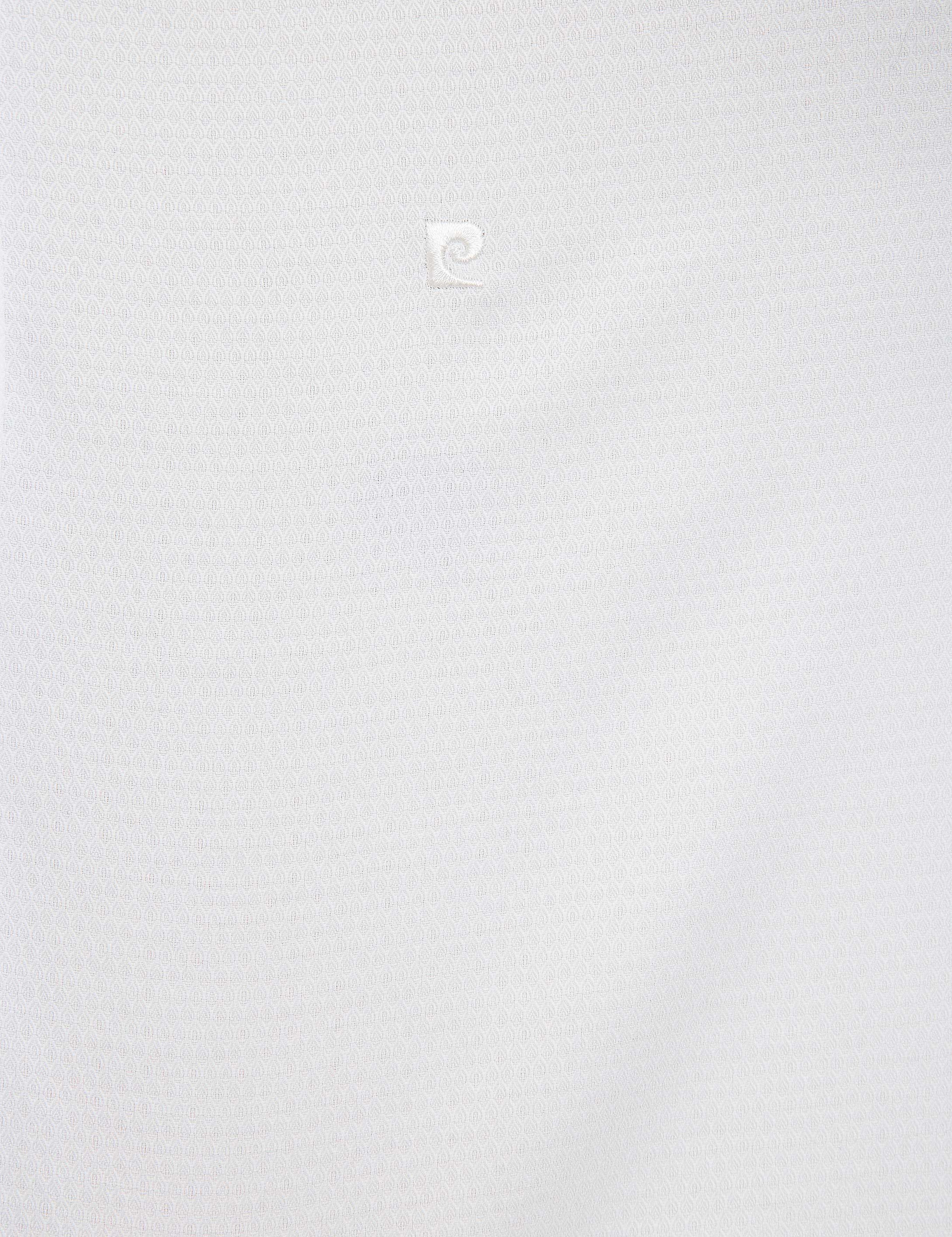 Beyaz Slim Fit Uzun Kollu Gömlek - Image 5