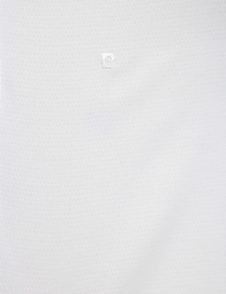 Beyaz Slim Fit Armürlü Gömlek - 50219287005