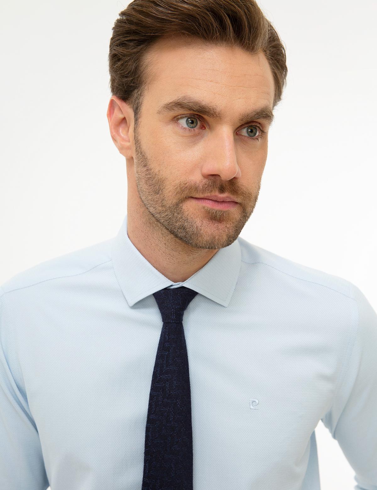 Açık Mavi Regular Fit Uzun Kollu Gömlek - 50219295015