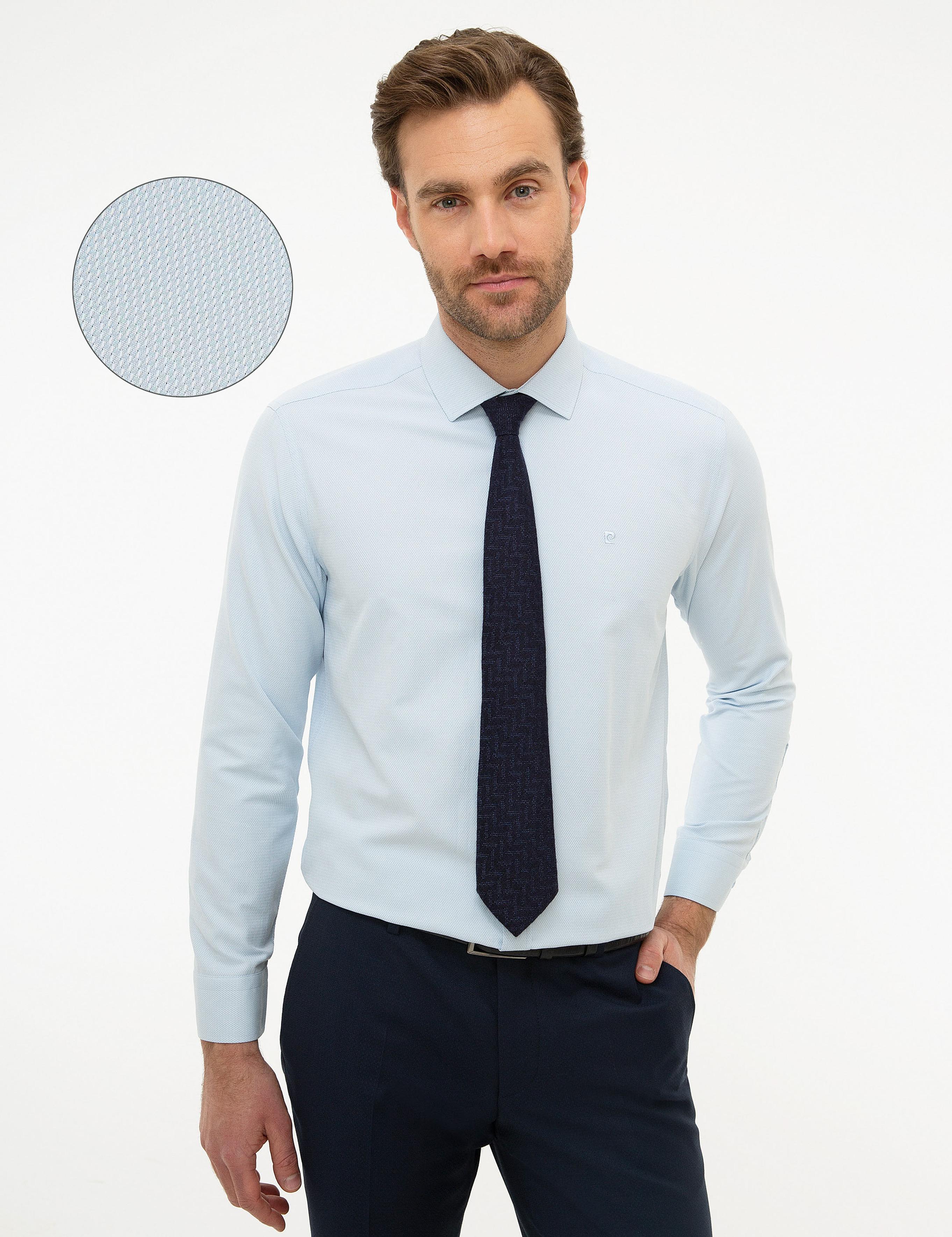 Açık Mavi Regular Fit Uzun Kollu Gömlek