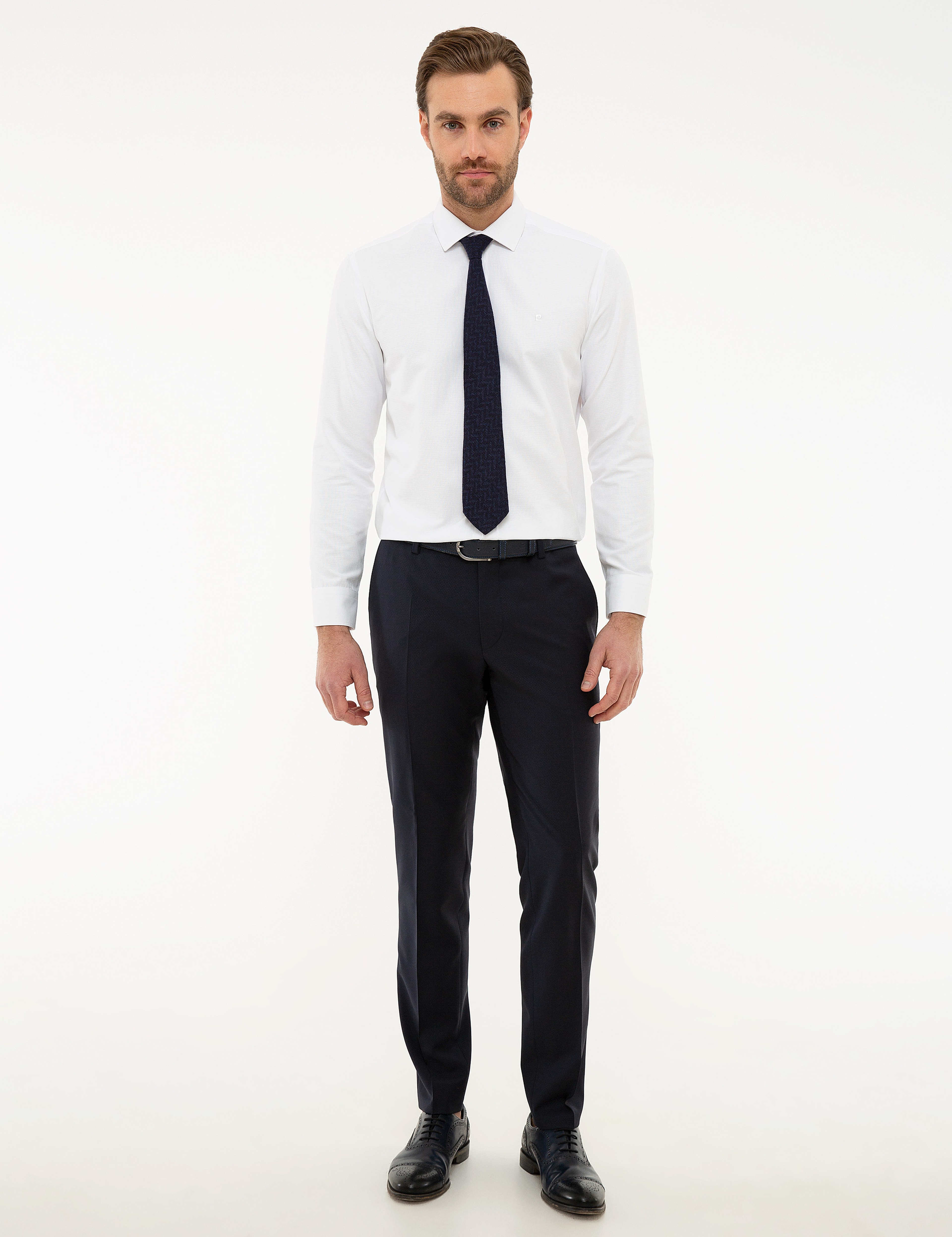 Beyaz Regular Fit Gömlek - Image 4