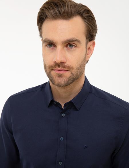 Lacivert Slim Fit Oxford Gömlek - 50219296001