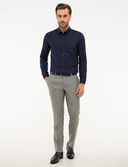 Lacivert Slim Fit Oxford Gömlek - 50219296001