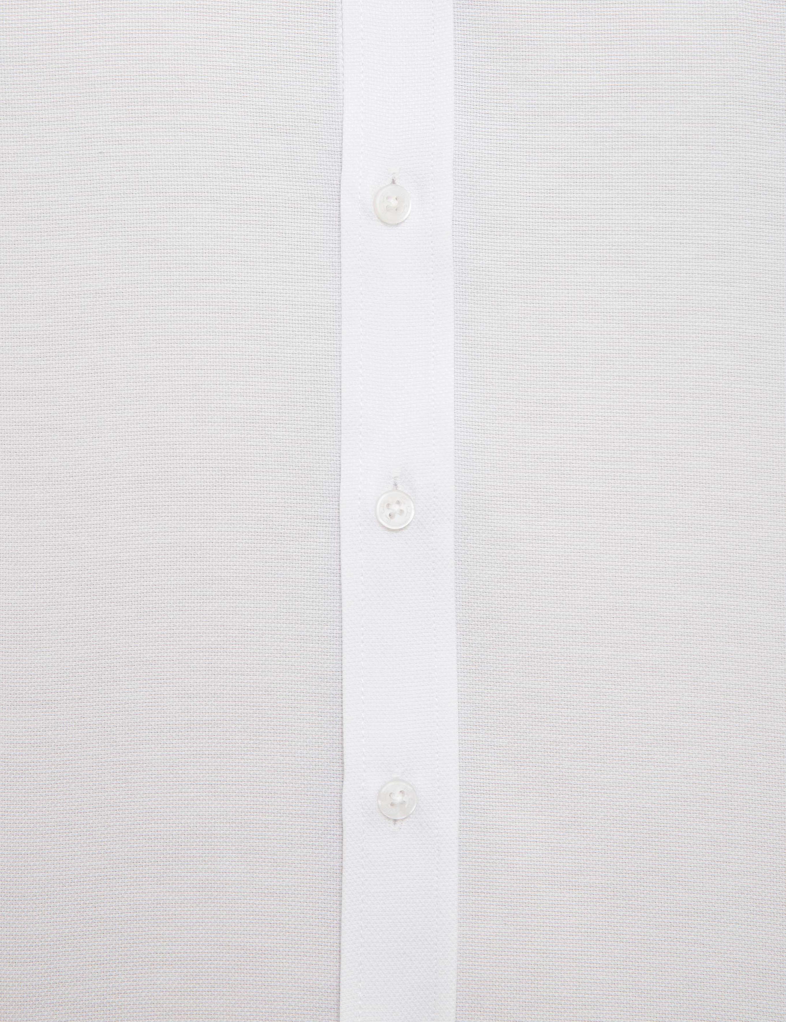 Beyaz Slim Fit Oxford Gömlek