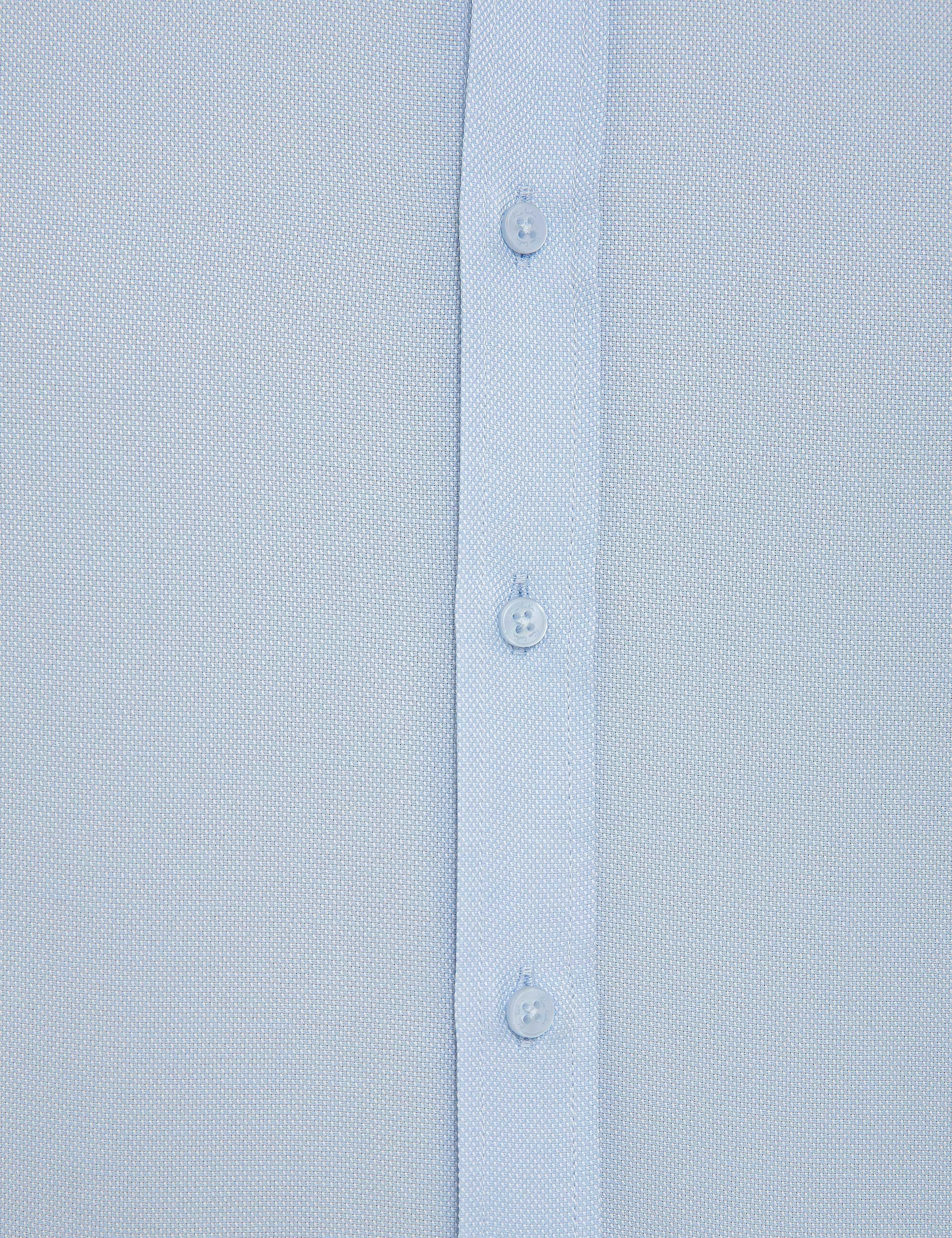 Açık Mavi Slim Fit Oxford Gömlek - Image 6