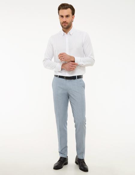 Beyaz Slim Fit Oxford Gömlek - 50219296063