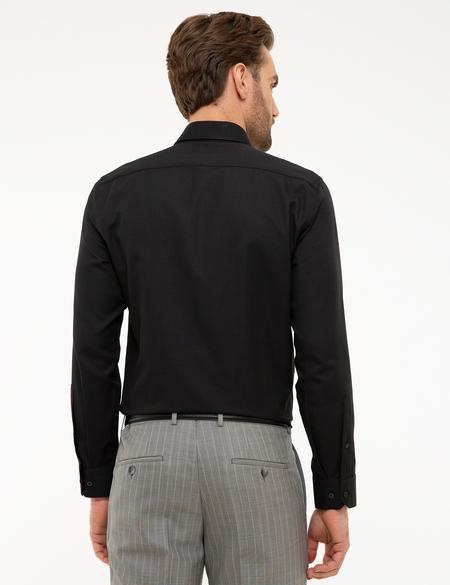 Siyah Slim Fit Oxford Gömlek - 50219296078