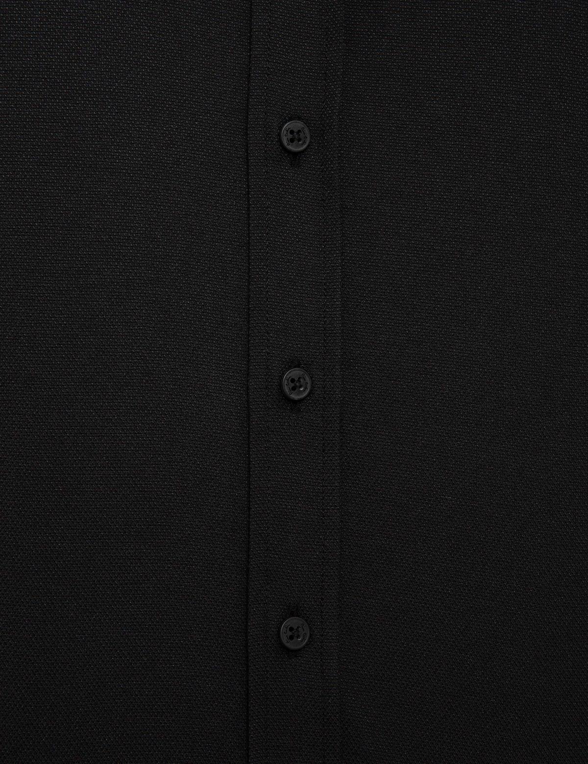 Siyah Slim Fit Oxford Gömlek - 50219296078