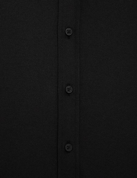 Siyah Slim Fit Oxford Gömlek - 50219296078