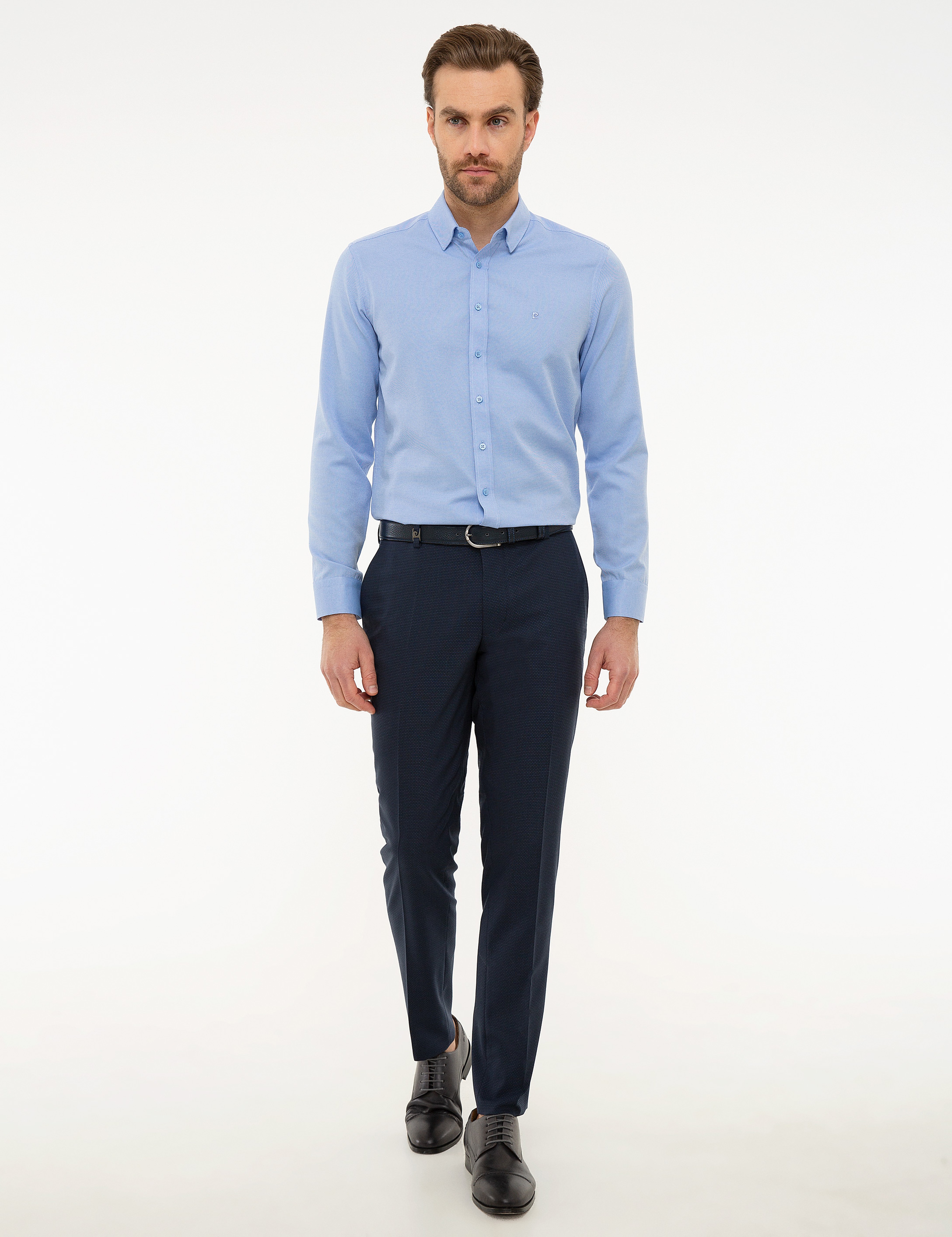 Mavi Slim Fit Oxford Gömlek - Image 4