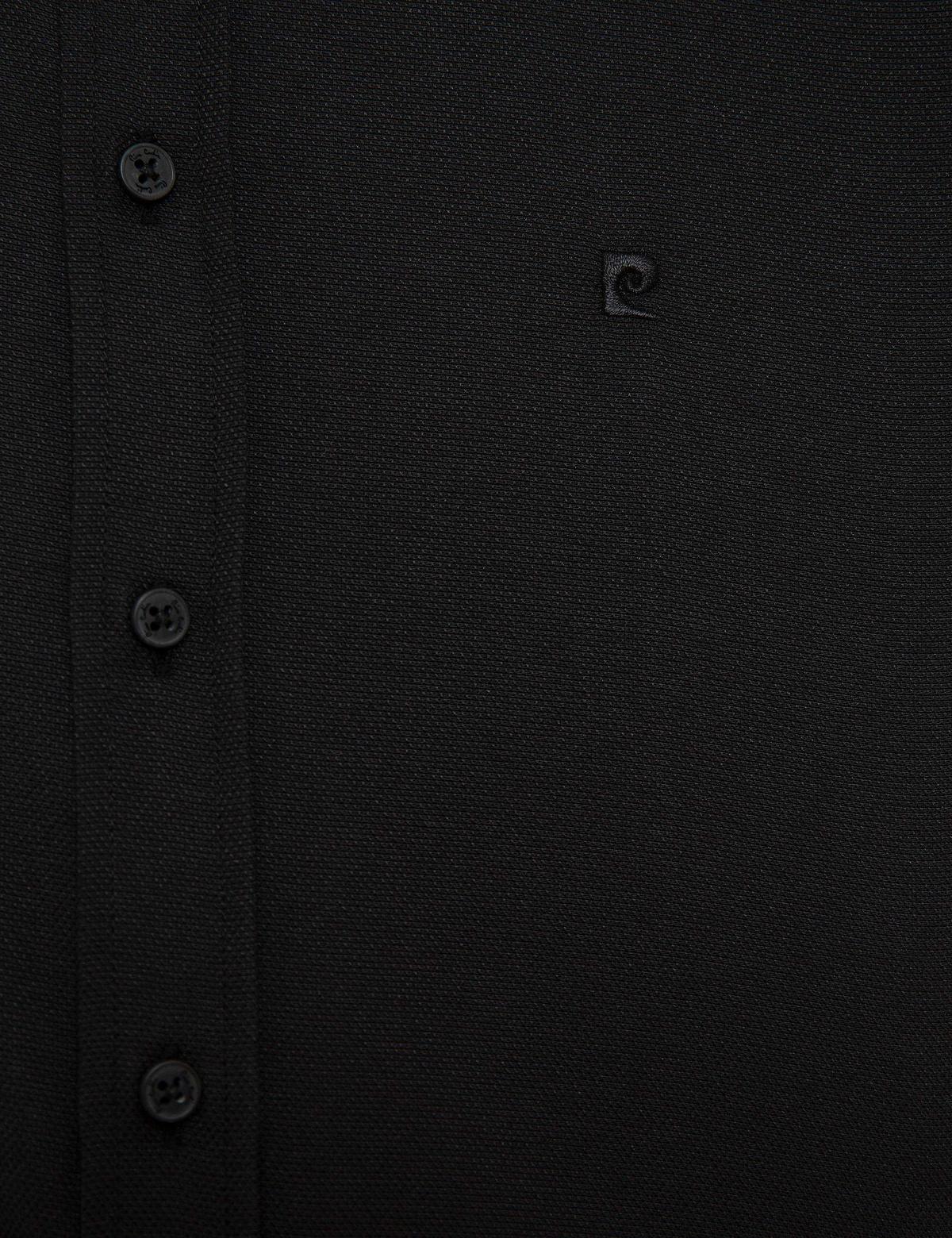 Siyah Slim Fit Oxford Gömlek - 50219296078