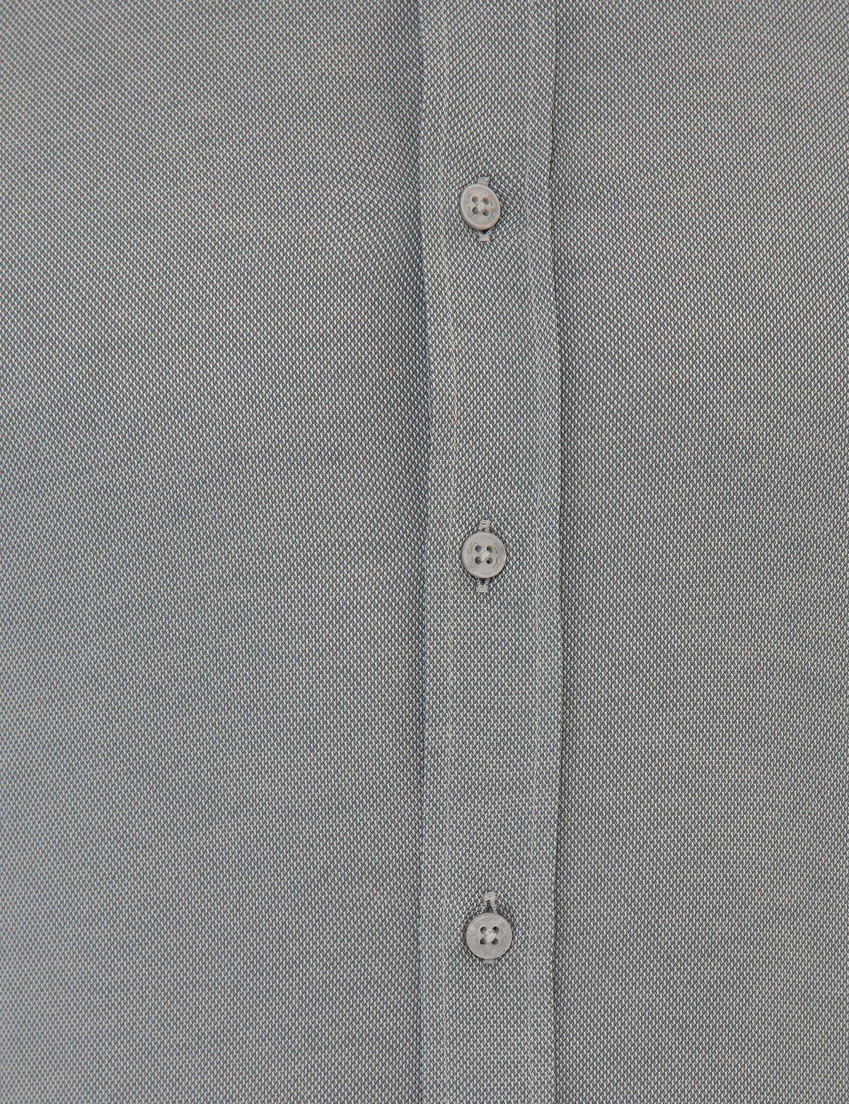 Gri Slim Fit Oxford Gömlek - 50219296089