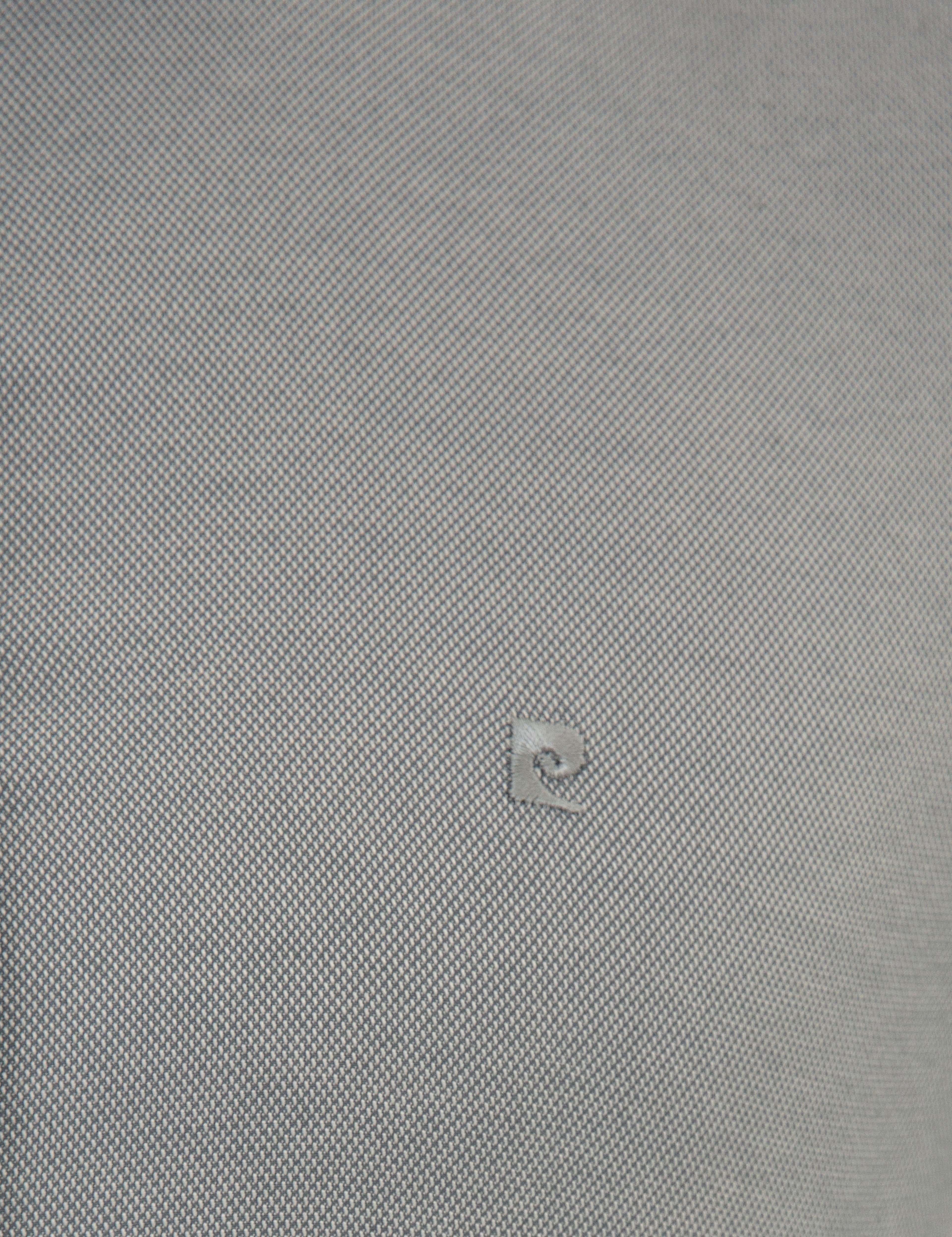 Gri Slim Fit Oxford Gömlek - Image 5