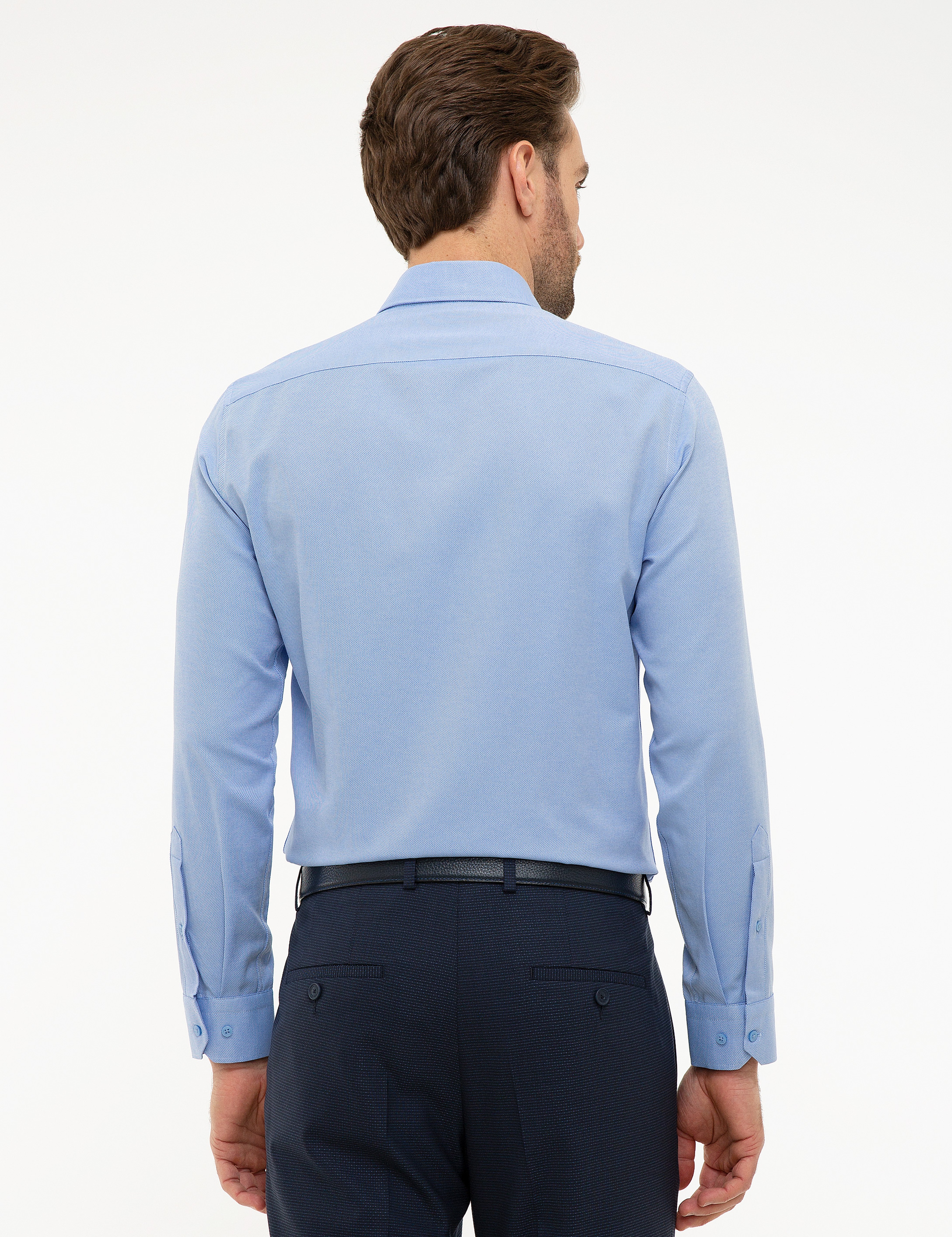 Mavi Slim Fit Oxford Gömlek - Image 3