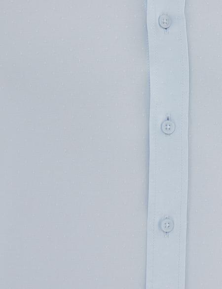 Mavi Regular Fit Armürlü Gömlek - 50219300012