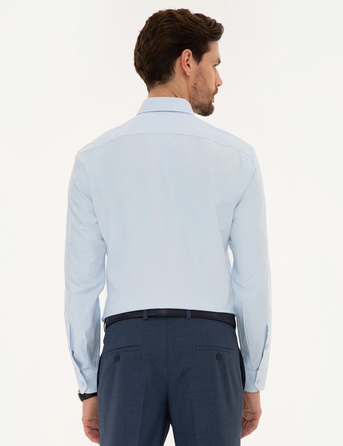 Mavi Regular Fit Armürlü Gömlek - 50219300012