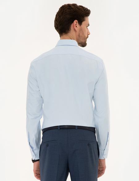 Mavi Regular Fit Armürlü Gömlek - 50219300012