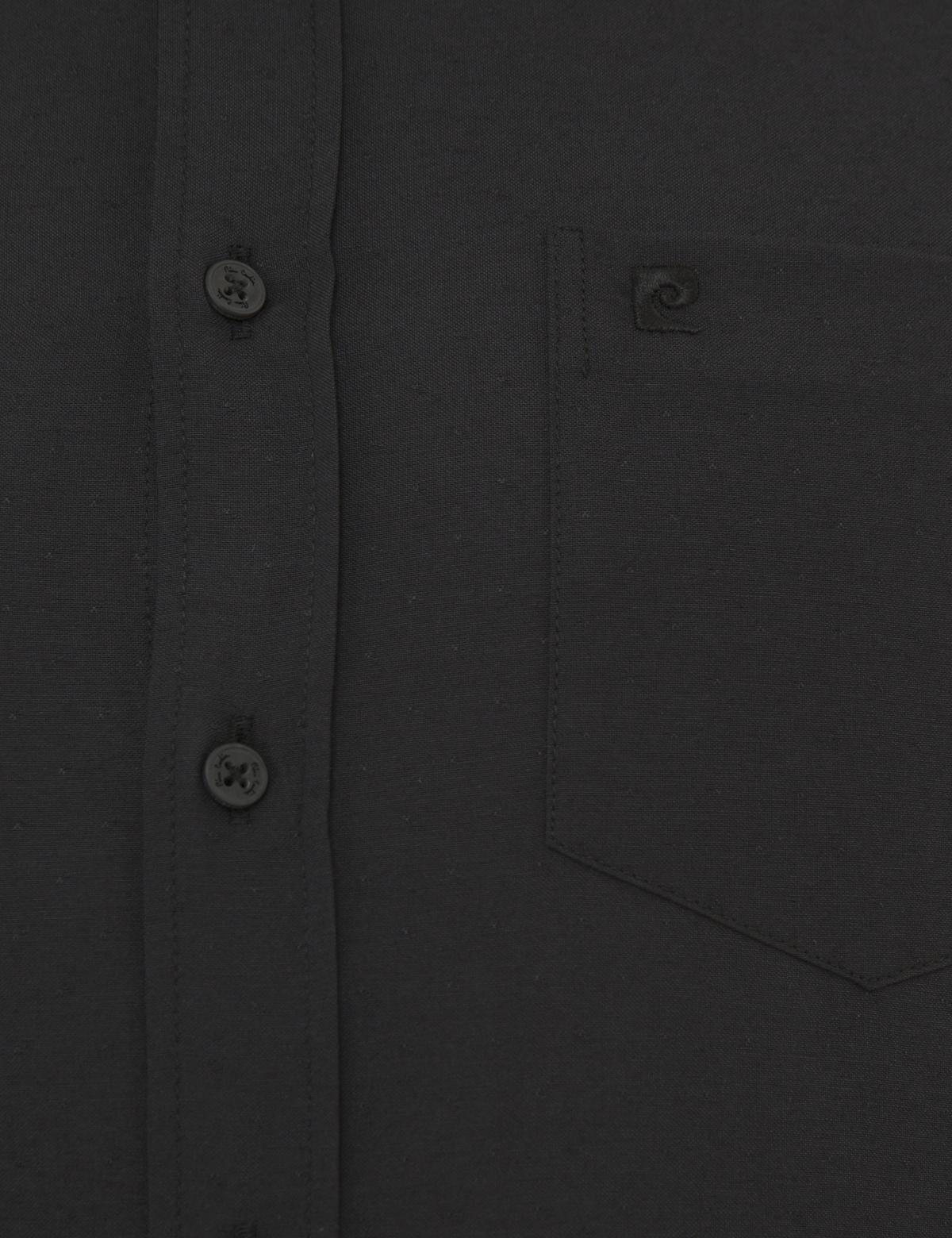 Siyah Regular Fit Armürlü Gömlek - 50219300023