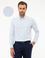 Açık Mavi Slim Fit Armürlü Gömlek