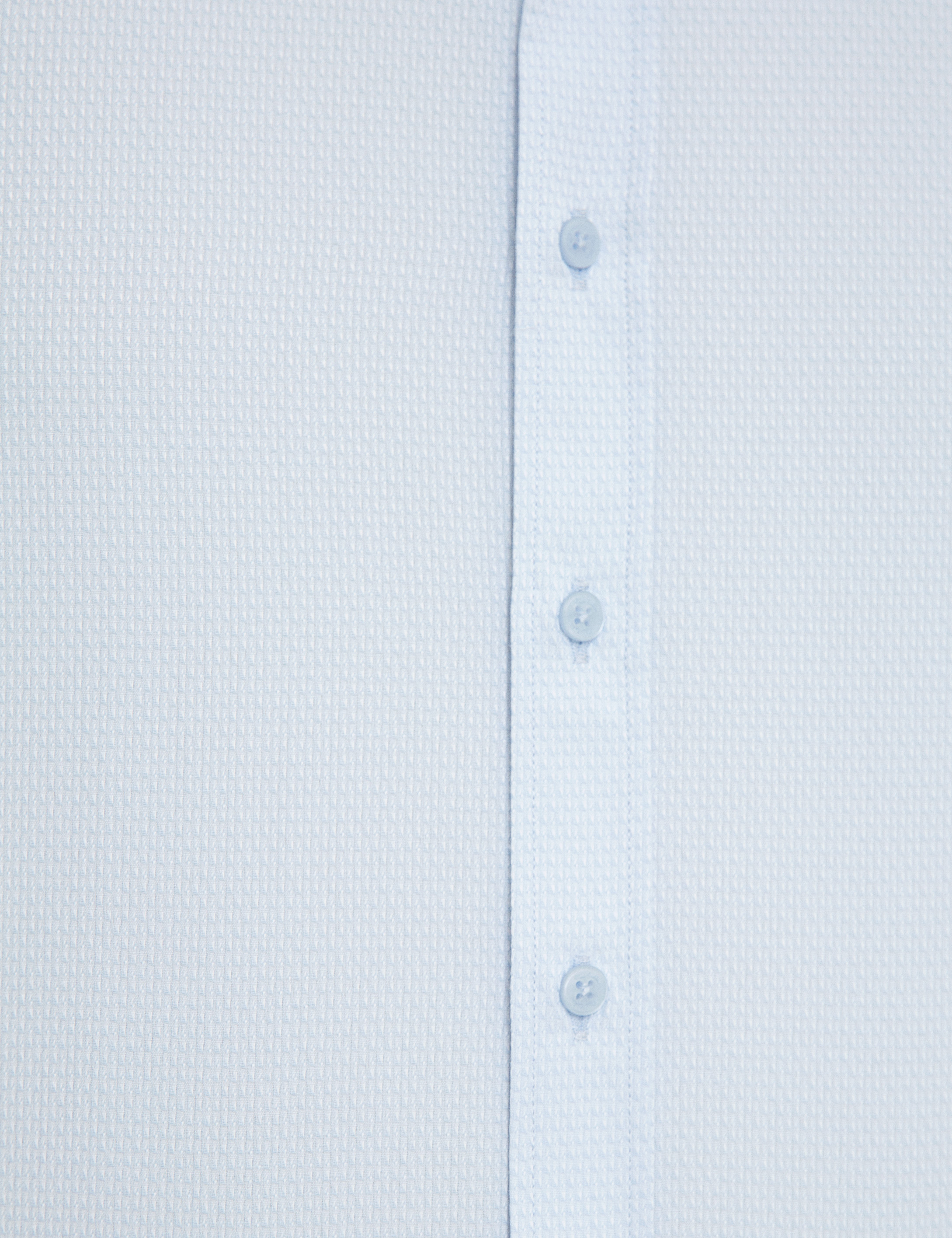 Açık Mavi Slim Fit Armürlü Gömlek