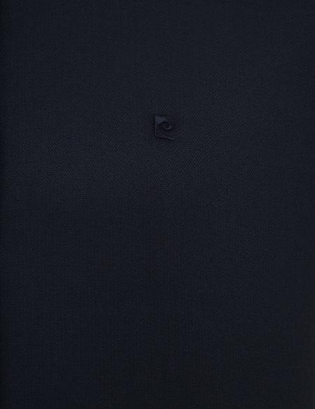 Lacivert Slim Fit Armürlü Gömlek - 50219311023