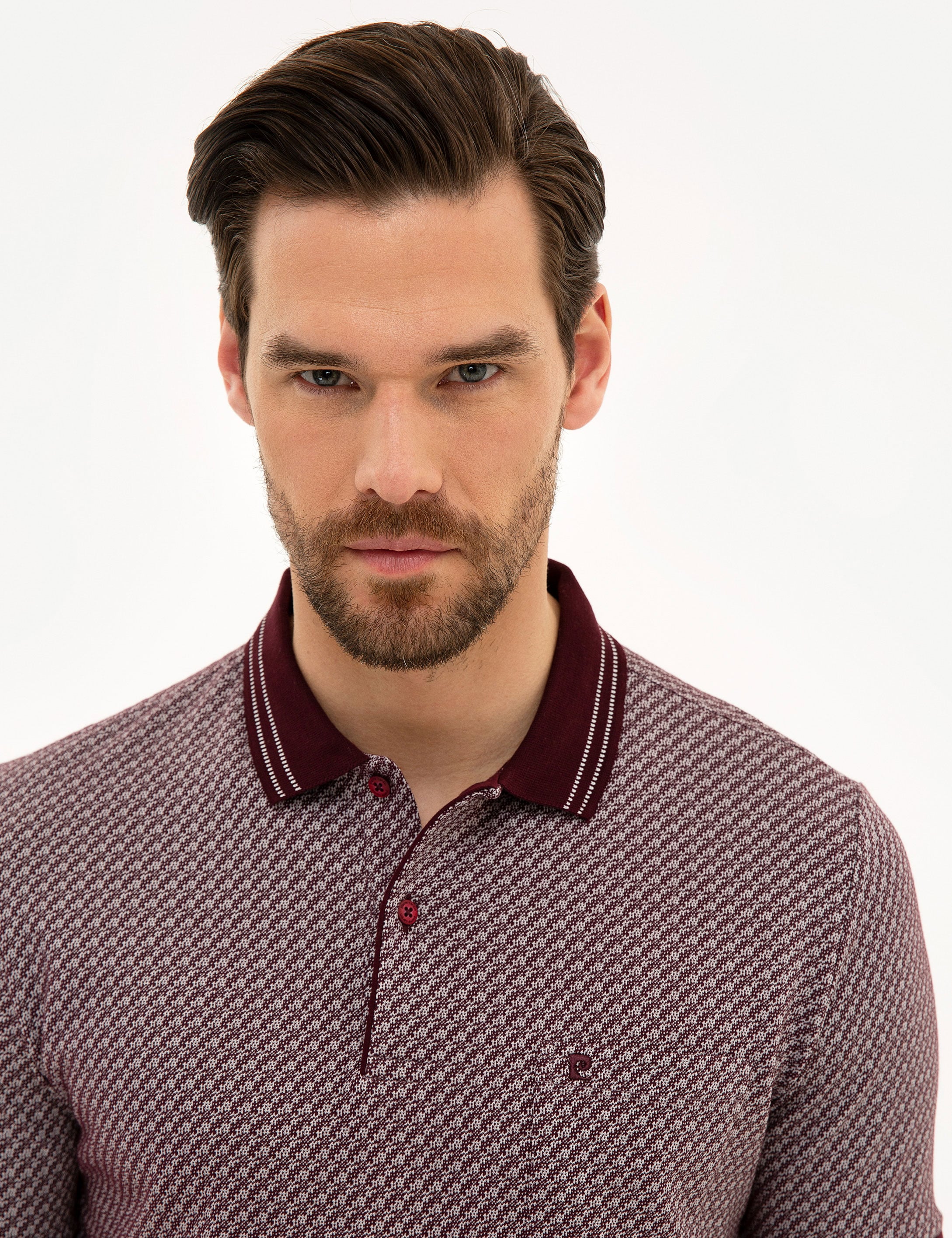 Bordo Regular Fit Polo Yaka Tişört