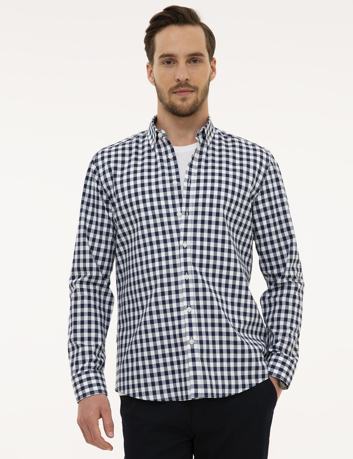 Lacivert Regular Fit Gömlek - 50220161042