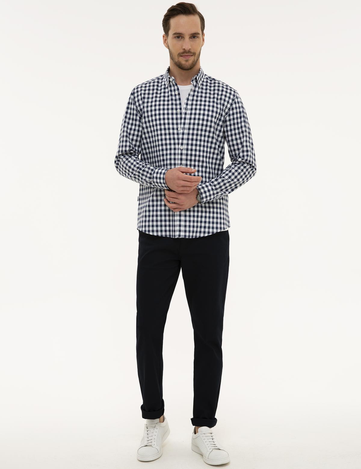 Lacivert Regular Fit Gömlek - 50220161042