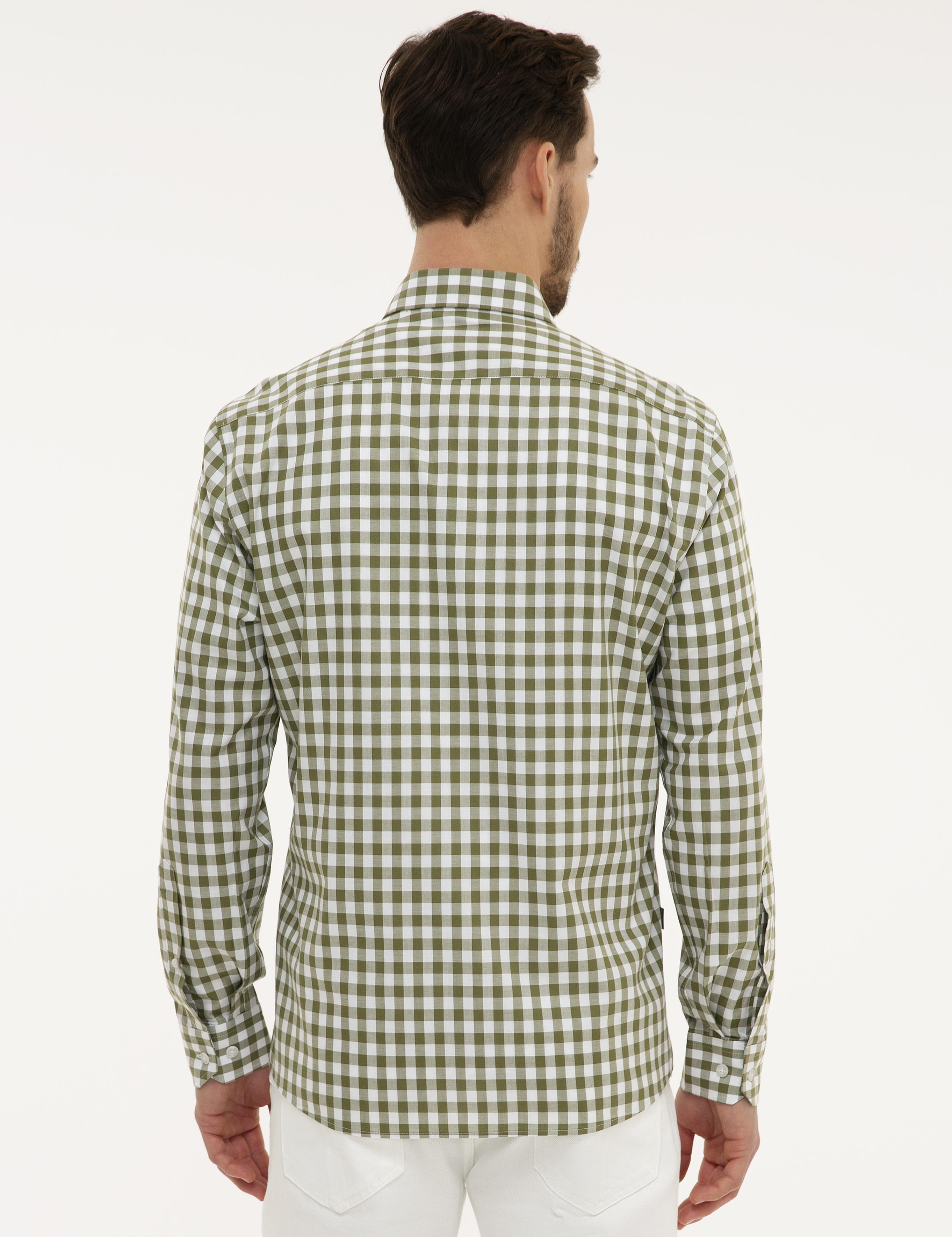 Yeşil Regular Fit Gömlek