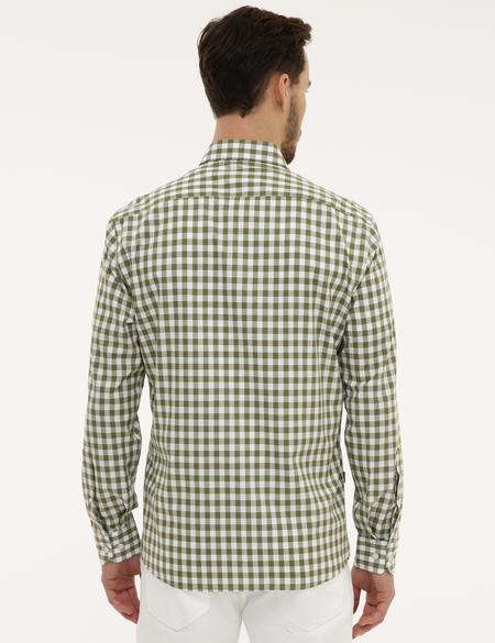 Yeşil Regular Fit Gömlek - 50220161015