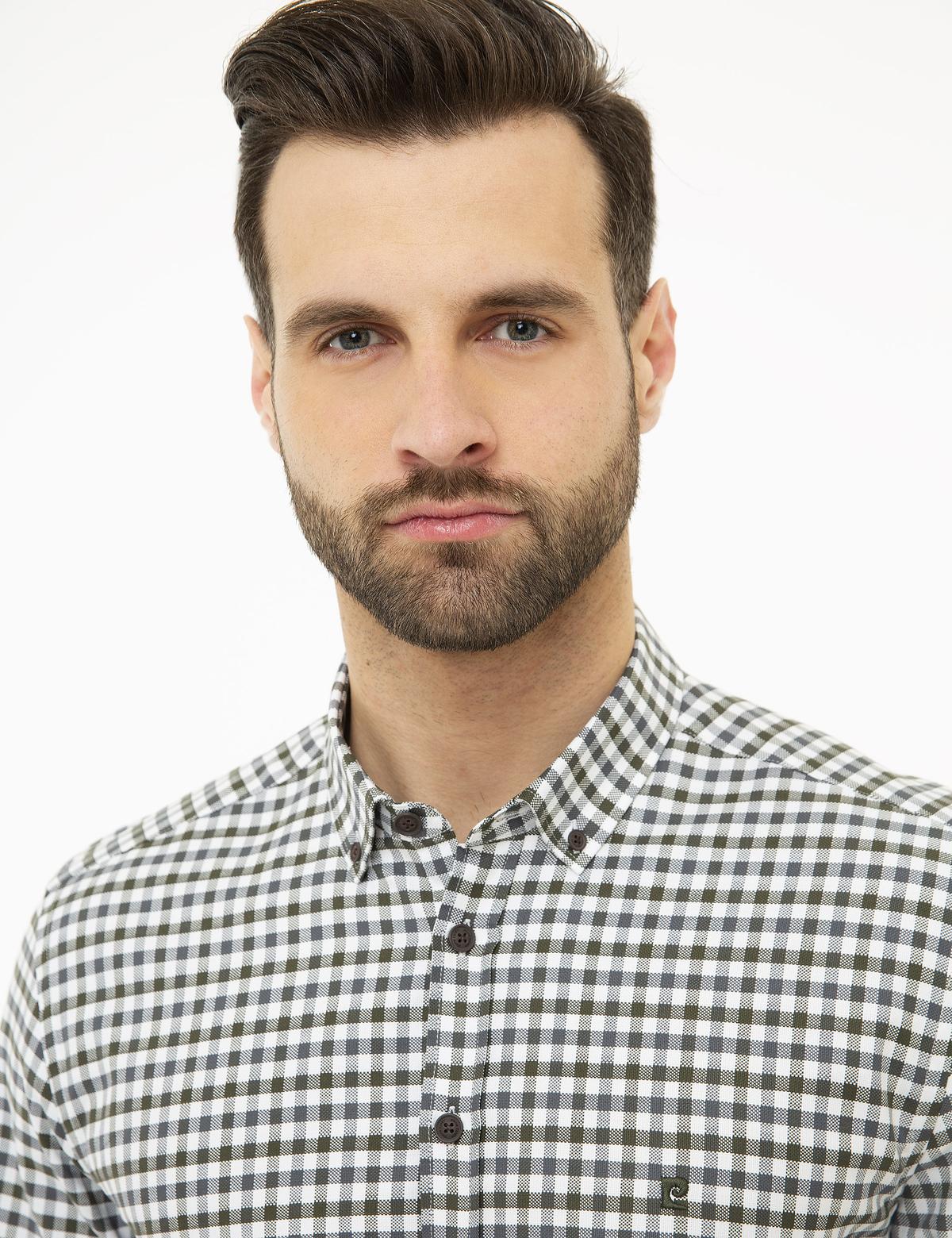 Haki Slim Fit Gömlek - 50219435046