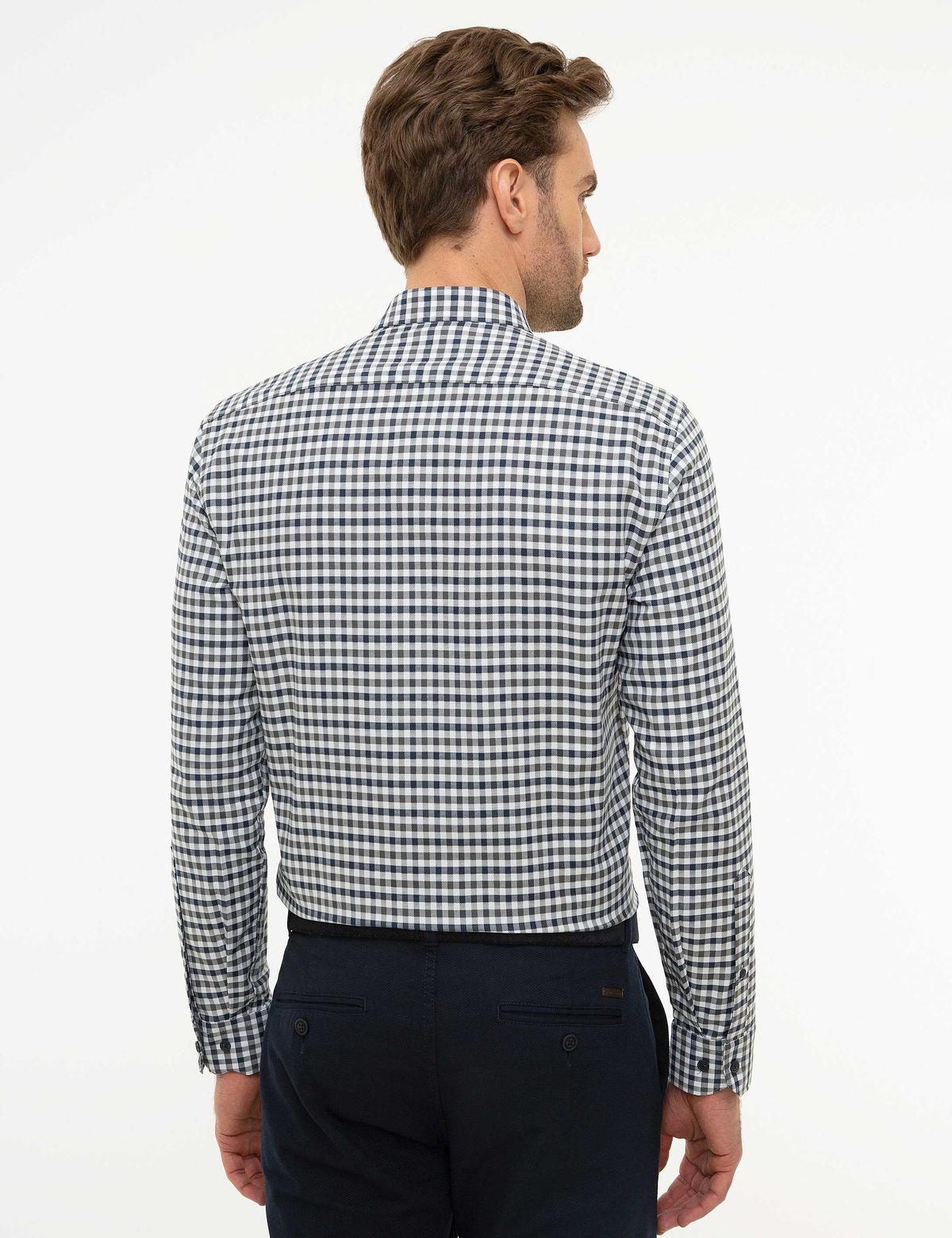 Lacivert Slim Fit Gömlek - 50219435014