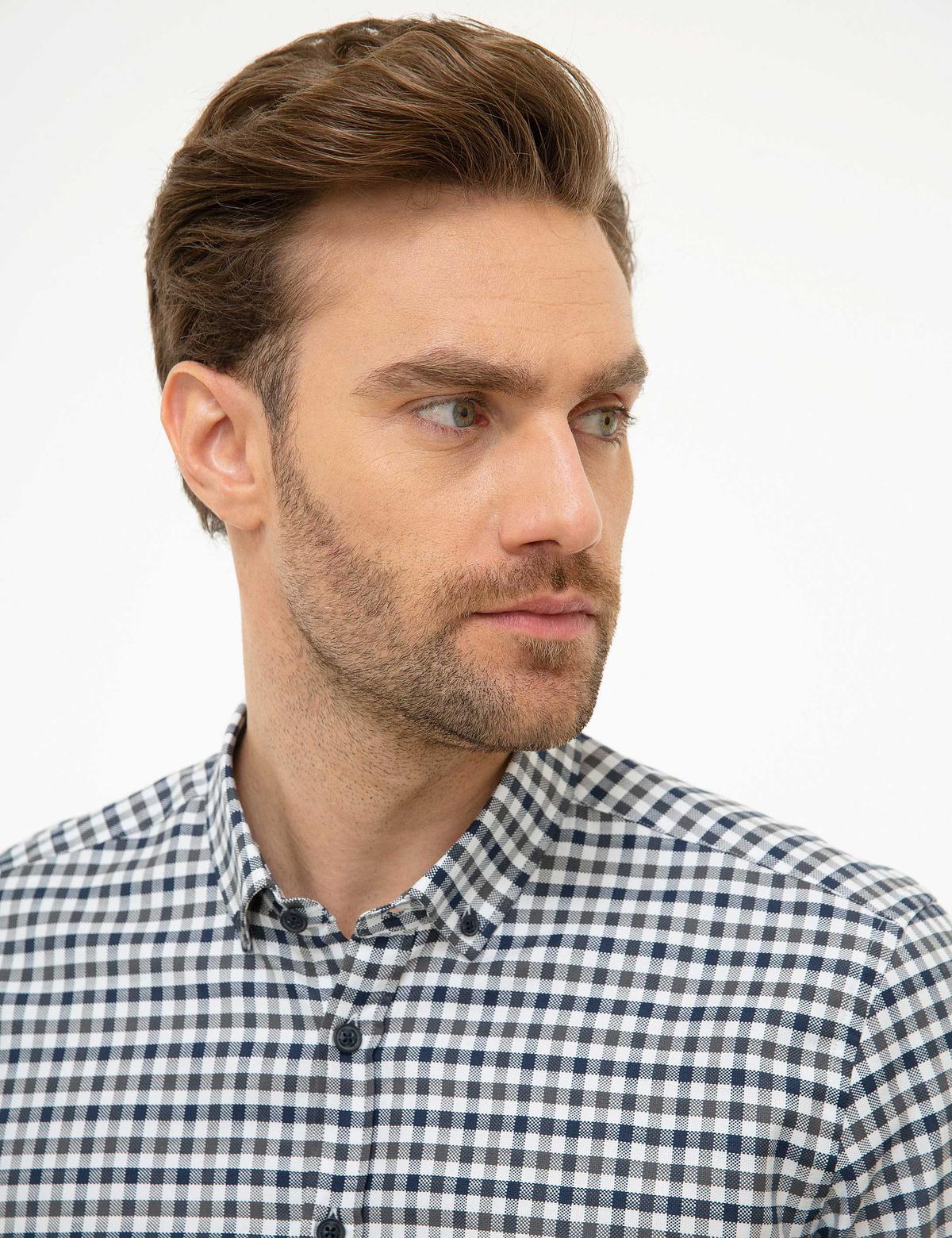 Lacivert Slim Fit Gömlek - 50219435014