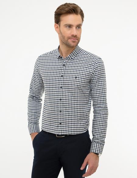 Lacivert Slim Fit Gömlek - 50219435014